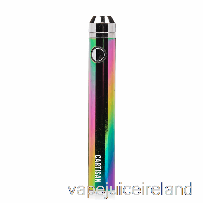 Vape Flavours Cartisan Button VV 1300 510 Battery Rainbow